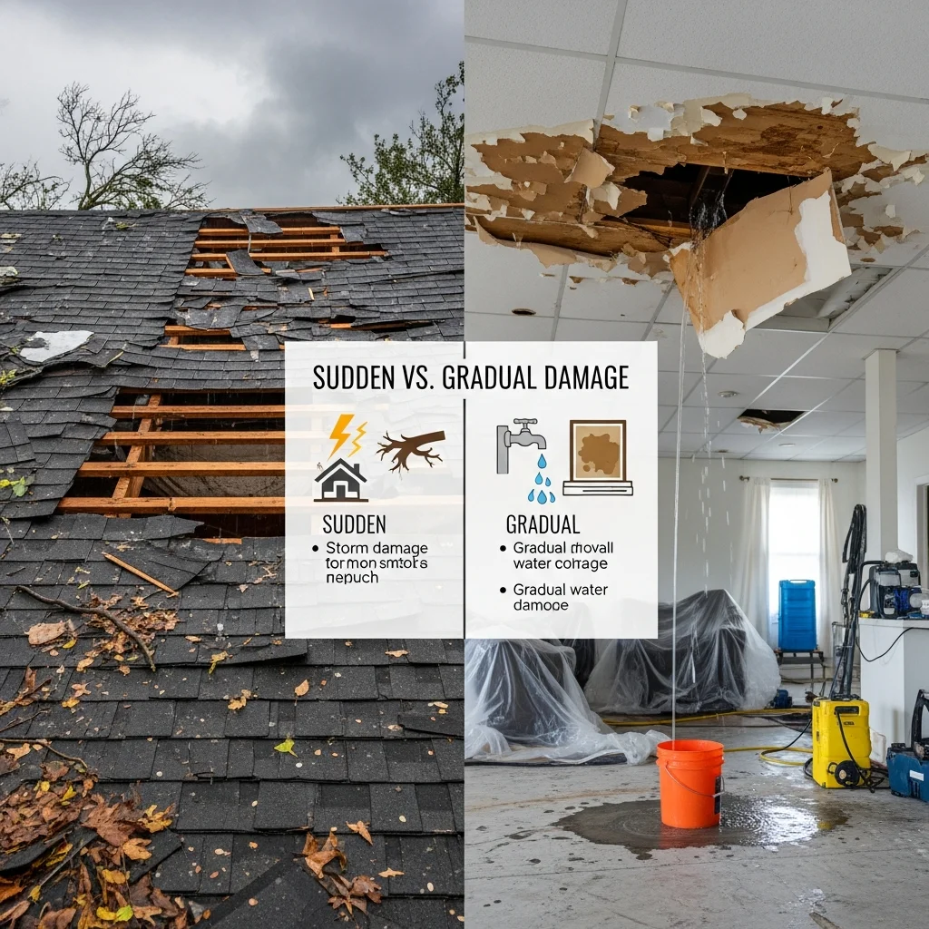 Insurance Roof Leak Water Damage