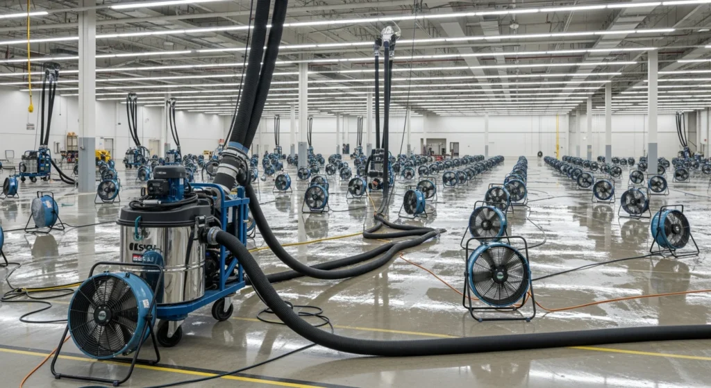 Commercial Water Damage Extraction