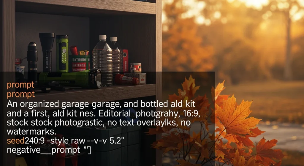 Fall Storm Prep Checklist