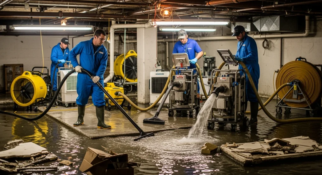 Professional water damage restoration and mitigation services — Upper Restoration NYC Long Island