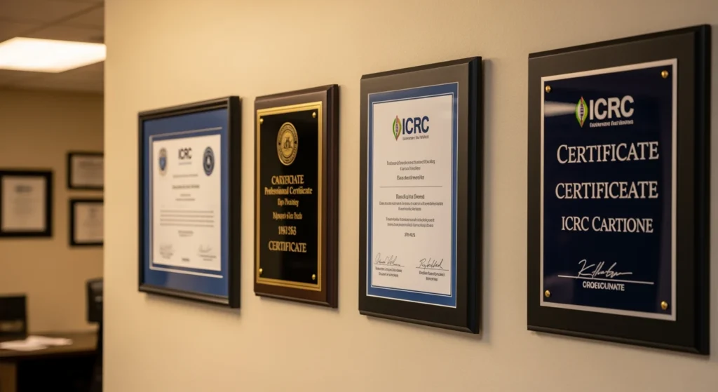 Restoration Licenses and Certifications