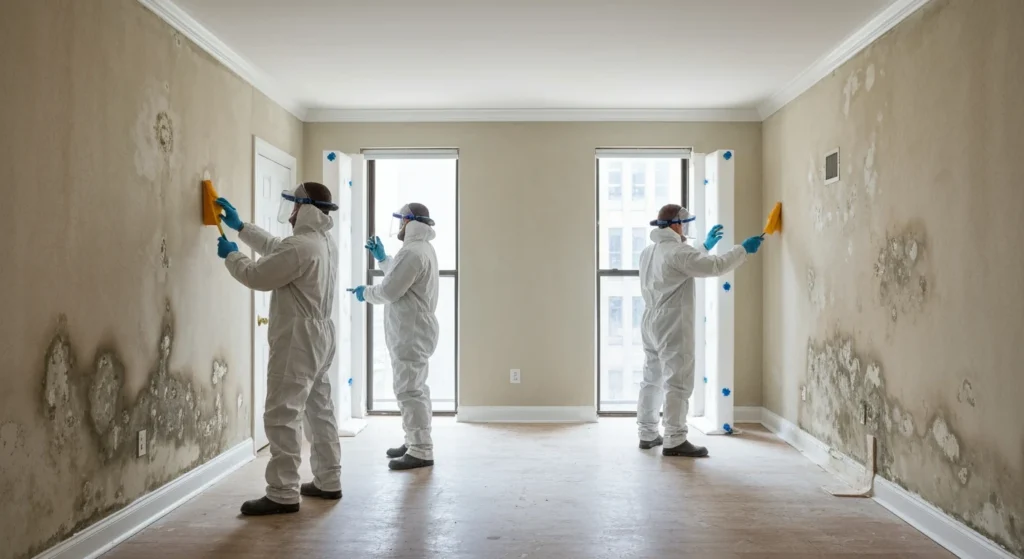 Mold Behind Walls: How to Detect It Without Tearing Out Drywall | Upper Restoration