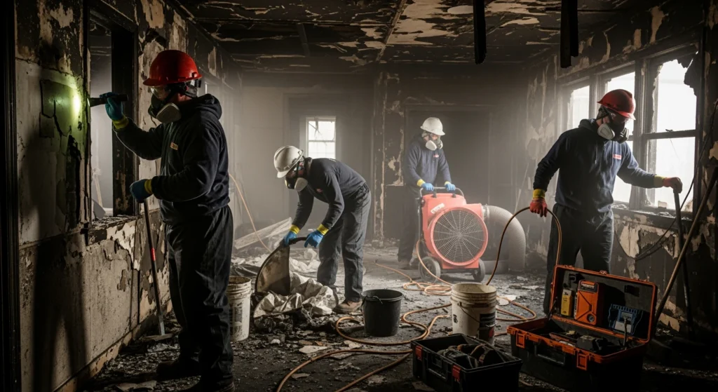 What to Ask Before Hiring a Fire Damage Cleanup Crew — Upper Restoration NYC & Long Island